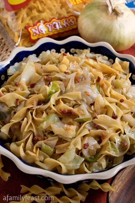 Haluski (Fried Cabbage and Noodles) - A Family Feast