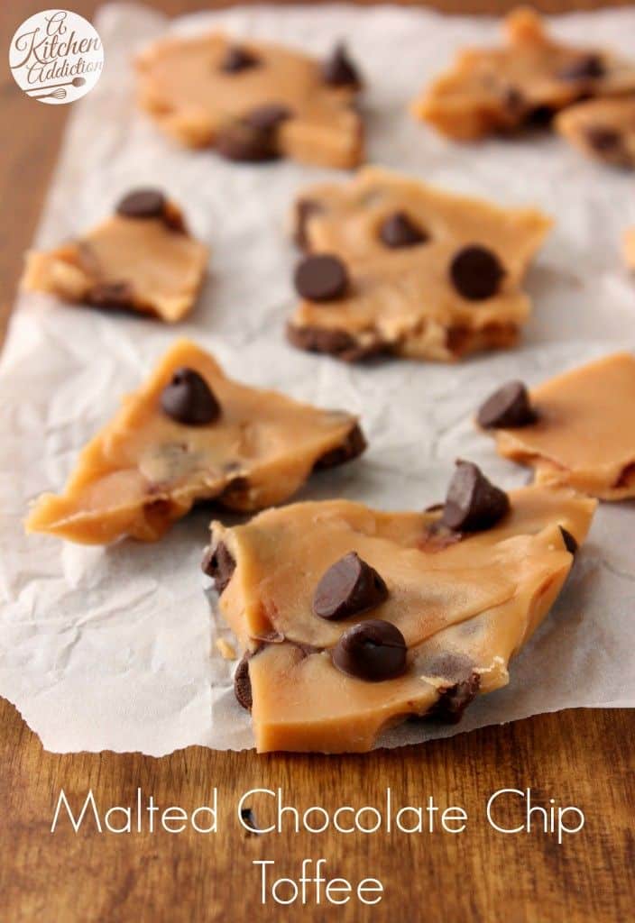 Malted Chocolate Chip Toffee - 30+ Recipes for Malted Milk Lovers