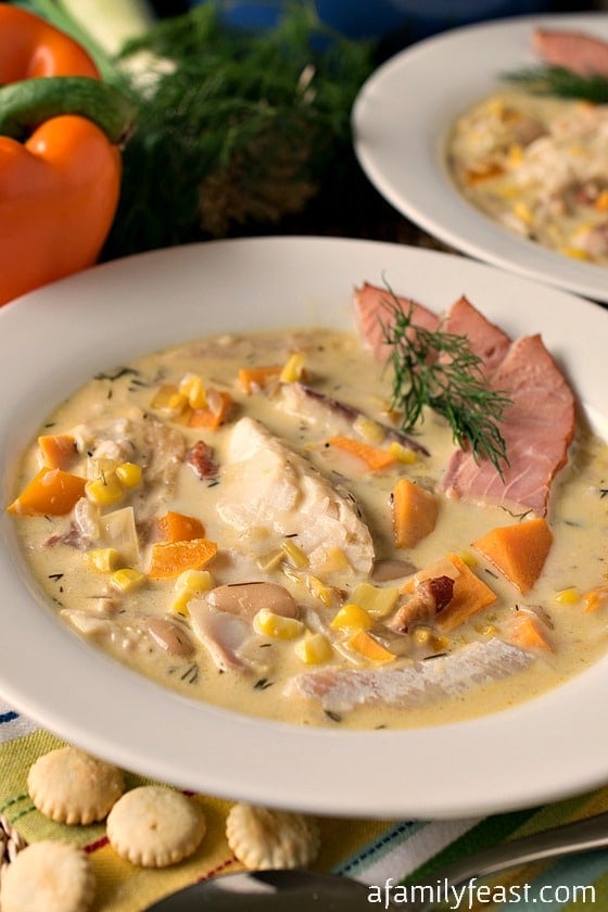 Smoked Fish Chowder - A Family Feast