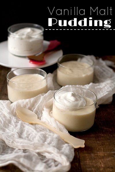 Vanilla Malt Pudding - 30+ Recipes for Malted Milk Lovers