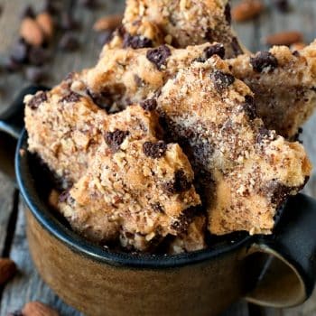 Almond Malted Brittle Bars - A Family Feast