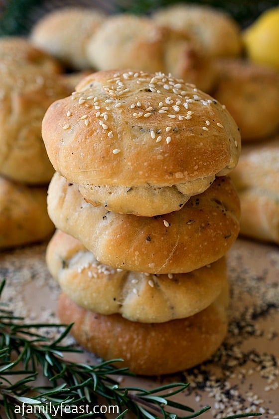 Potato Rosemary Kaiser Rolls - Make delicious and perfectly textured sandwich rolls at home!