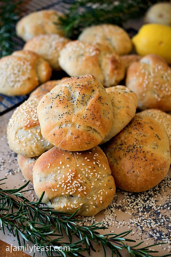Potato Rosemary Kaiser Rolls - Make delicious and perfectly textured sandwich rolls at home!