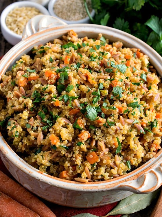 Quinoa Pilaf - A Family Feast
