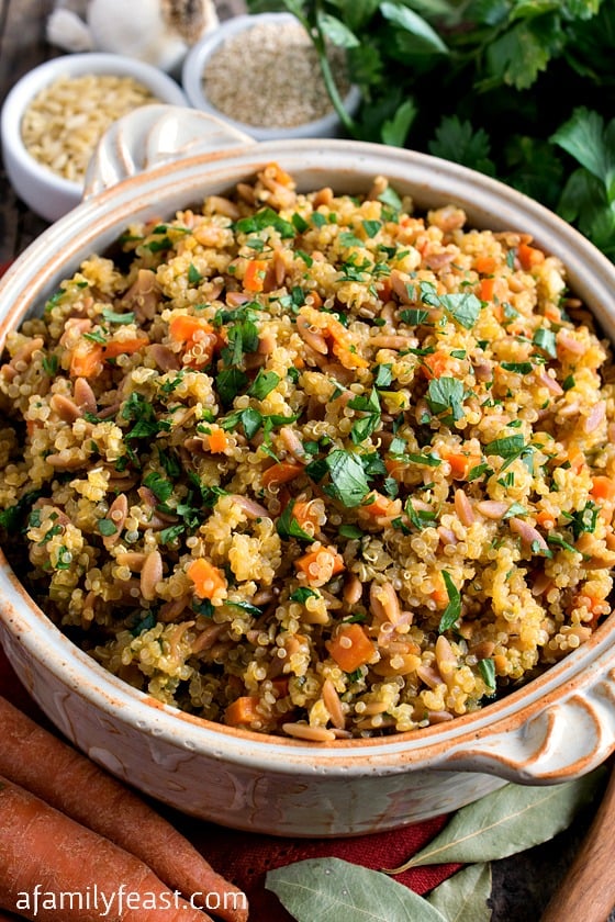 Quinoa Pilaf - A Family Feast