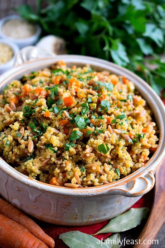 Quinoa Pilaf - A Family Feast