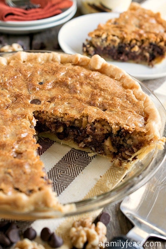 Toll House Chocolate Chip Pie - A Family Feast