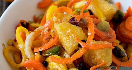 Marinated Spiced Carrot Salad - A Family Feast