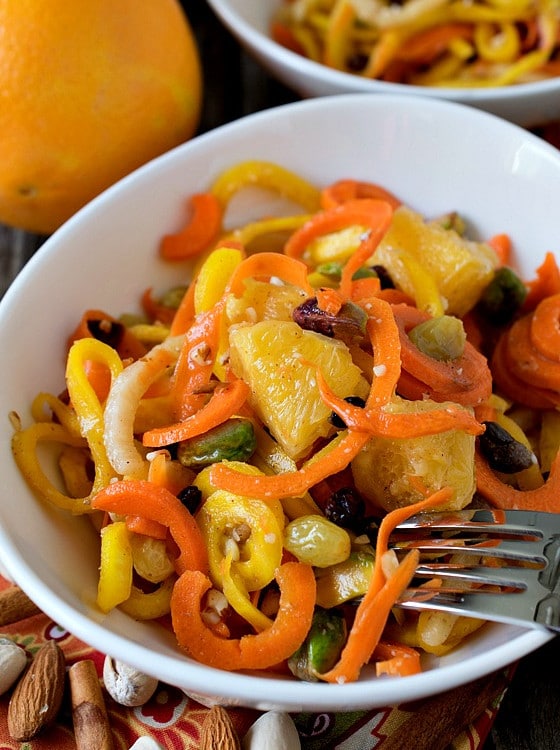 Marinated Spiced Carrot Salad - A Family Feast