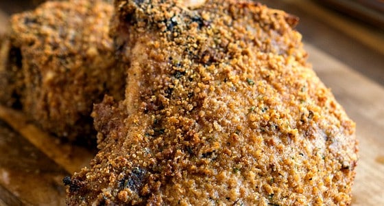Crumb-Crusted Pork Chops - A Family Feast