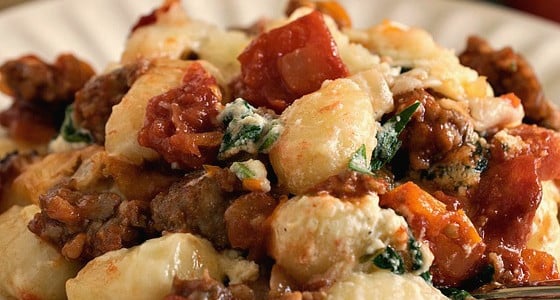 Baked Gnocchi with Italian Sausage - A Family Feast