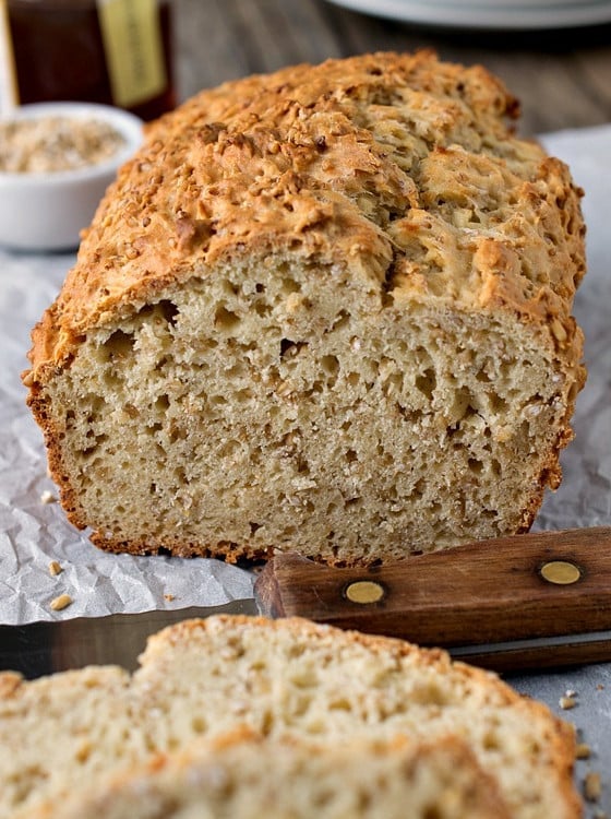 Steel Cut Oatmeal Honey Bread - A Family Feast