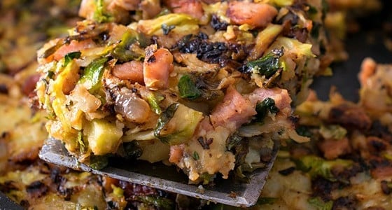 Bubble and Squeak with Ham - A Family Feast