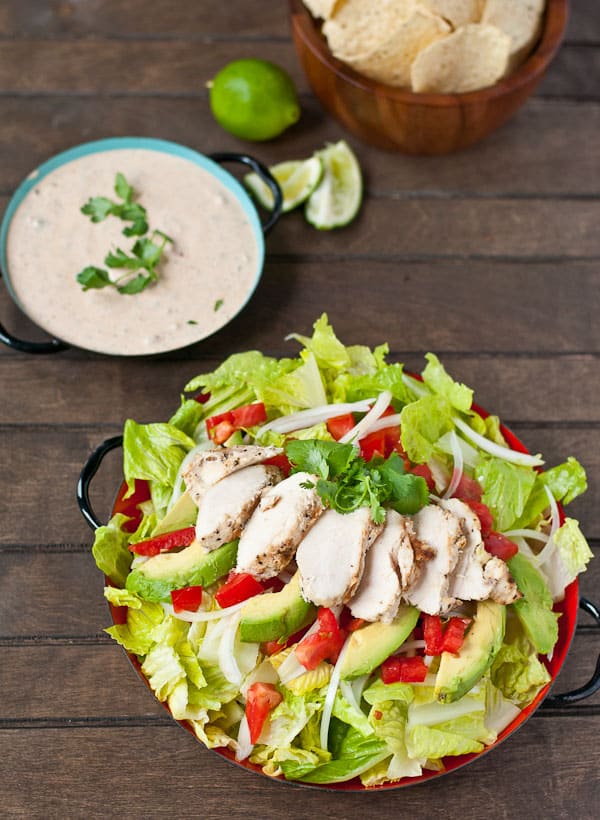This Chicken Taco Salad from Neighborfood is just one of over 20 delicious chicken salad recipes on A Family Feast