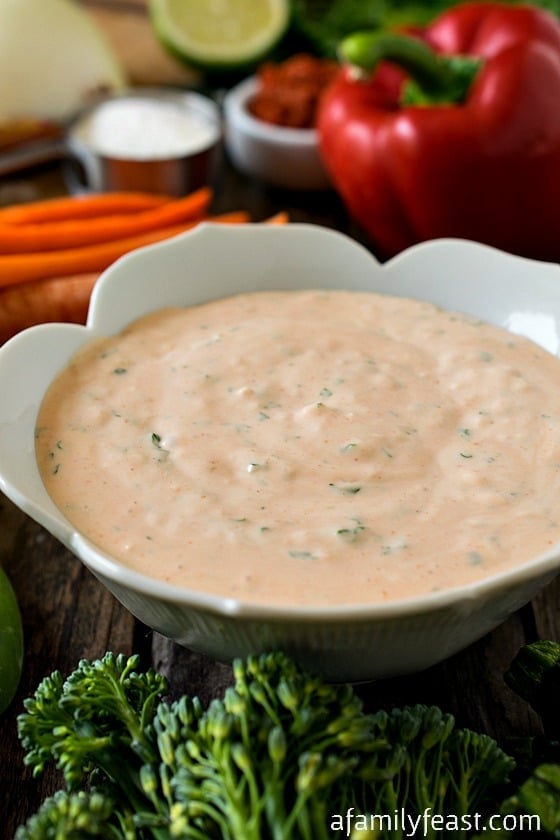 Thai Vegetable Dip - A Family Feast