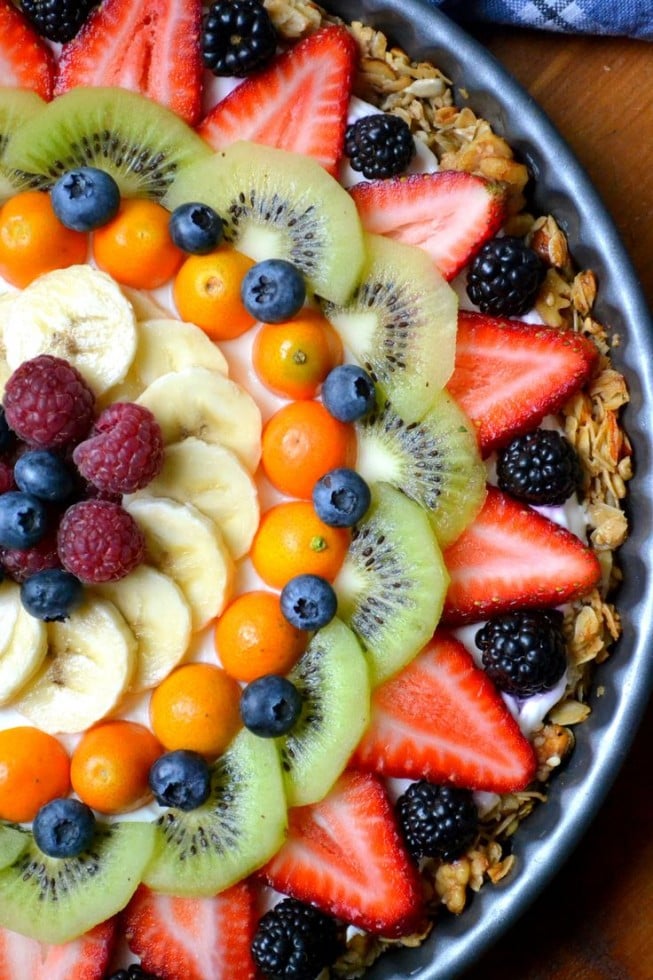 Beautiful Breakfast Tart - One of over 30 beautiful brunch recipes for Mother's Day, or any special occasion! The collection includes main dishes, appetizers, drinks, and desserts. | A Family Feast