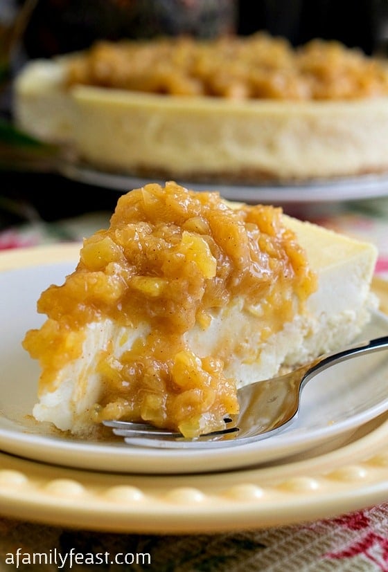 Caramelized Pineapple Topping - A simple, not-too-sweet pineapple topping with fantastic flavor! Perfect on top of cheesecake, ice cream or pound cake.