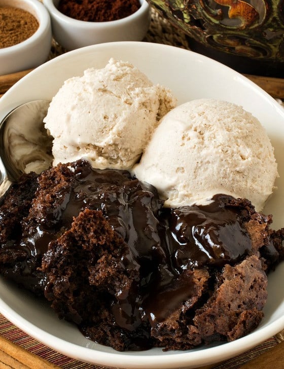 Mexican Hot Fudge Pudding Cake - A Family Feast