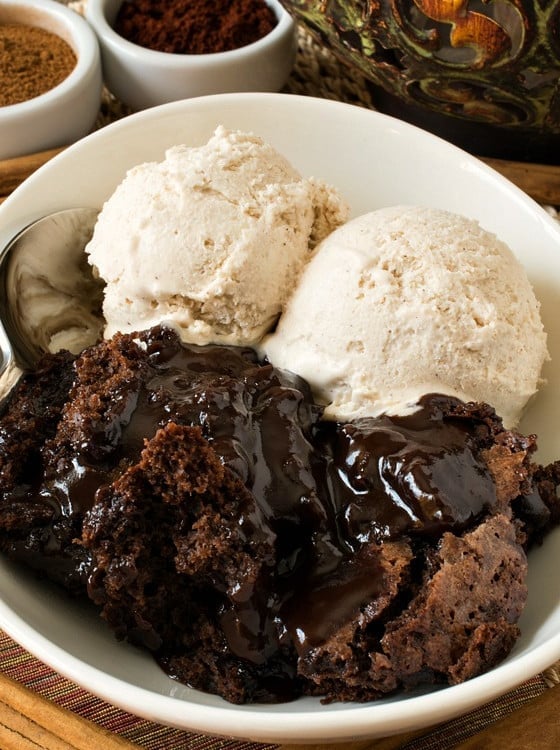 Mexican Hot Fudge Pudding Cake - A Family Feast