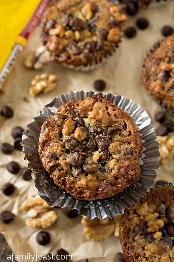 Toll House Chocolate Chip Cupcakes - A Family Feast