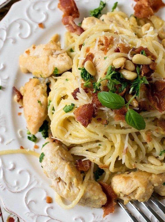 Chicken Carbonara - A Family Feast