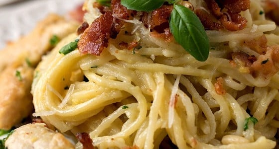 Chicken Carbonara - A Family Feast