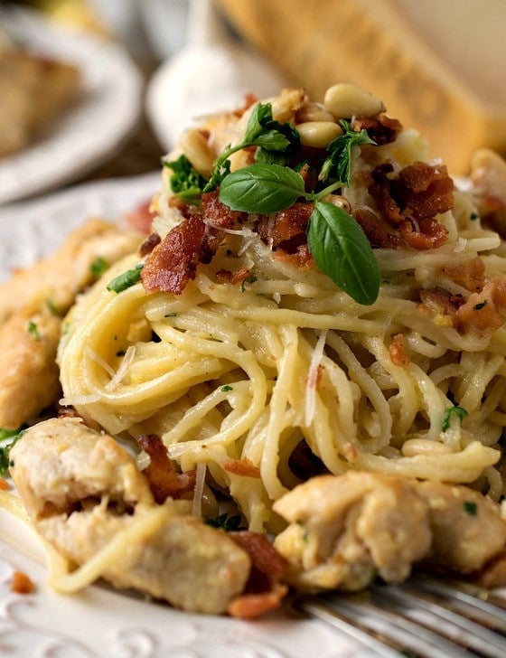 Chicken Carbonara - A Family Feast