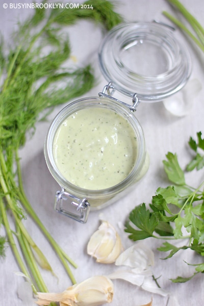 Green Goddess Salad Dressing Recipe - 1 of over 25 in the salad dressing collection on A Family Feast