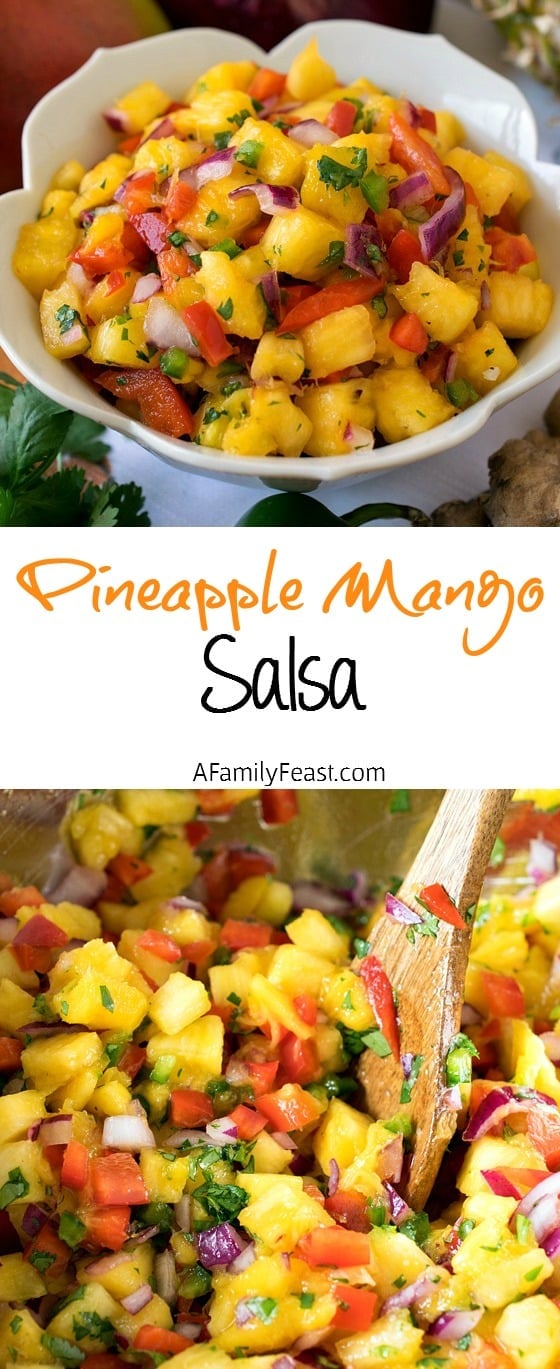 Pineapple Mango Salsa - A Family Feast