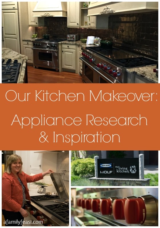 Our Kitchen Makeover: Appliance Research & Inspiration - A Family Feast