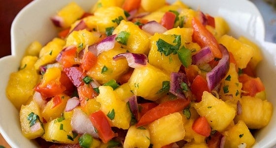 Pineapple Mango Salsa - A Family Feast