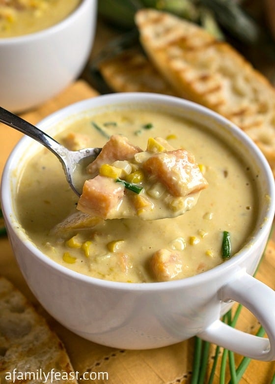 Sweet Corn Soup - A Family Feast