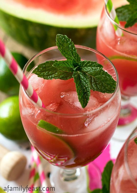 Watermelon Mint Aqua Fresca A Family Feast®