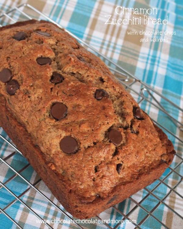 Cinnamon Zucchini Bread - Over 30 delicious recipes to help you use up your bounty of garden zucchini. See the recipes on A Family Feast.