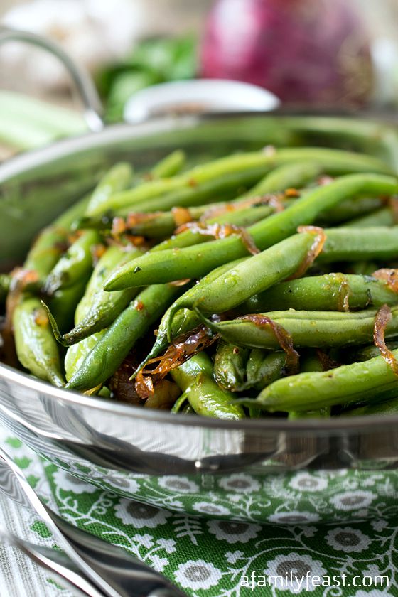 Mario Batali’s Green Beans (Fagiolini in Padella) - A simple, fantastic way to prepare fresh green beans.