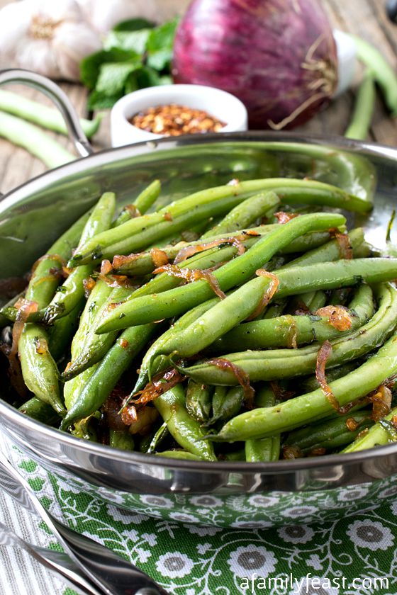 Mario Batali’s Green Beans (Fagiolini in Padella) - A simple, fantastic way to prepare fresh green beans.