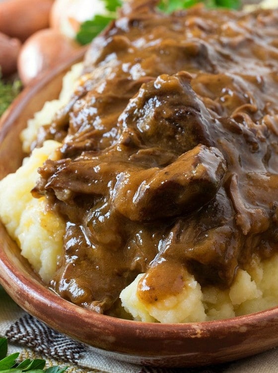 Beef Short Ribs Gravy - A Family Feast