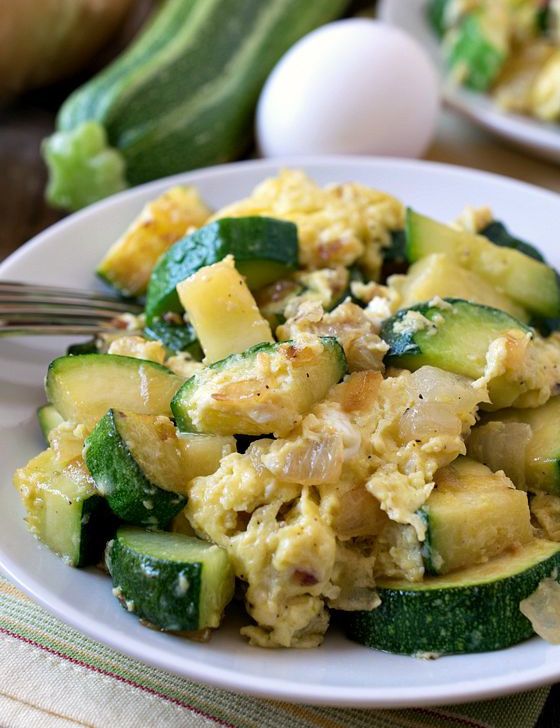 Zucchini and Eggs {Cocozelle} - A Family Feast