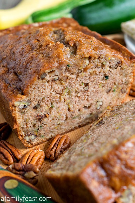 The Best Zucchini Bread Ever! This is the recipe you've been waiting for! Moist and delicious!