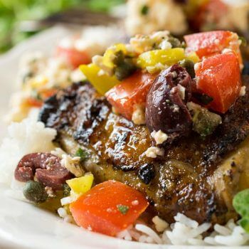 Mediterranean Grilled Chicken - A Family Feast