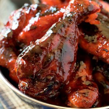 Asian Barbecue Chicken Wings - A Family Feast