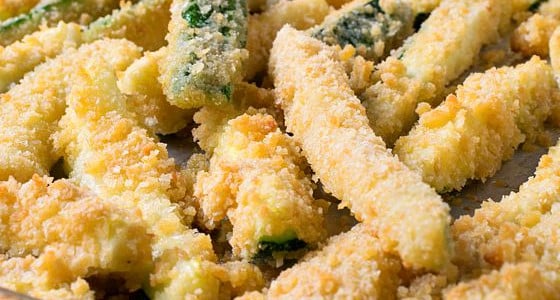 Baked Zucchini Fries - A Family Feast