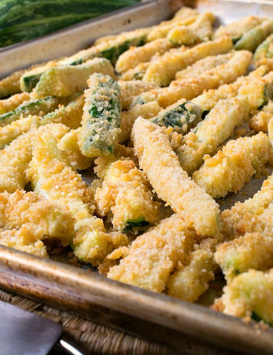 Baked Zucchini Fries - A Family Feast