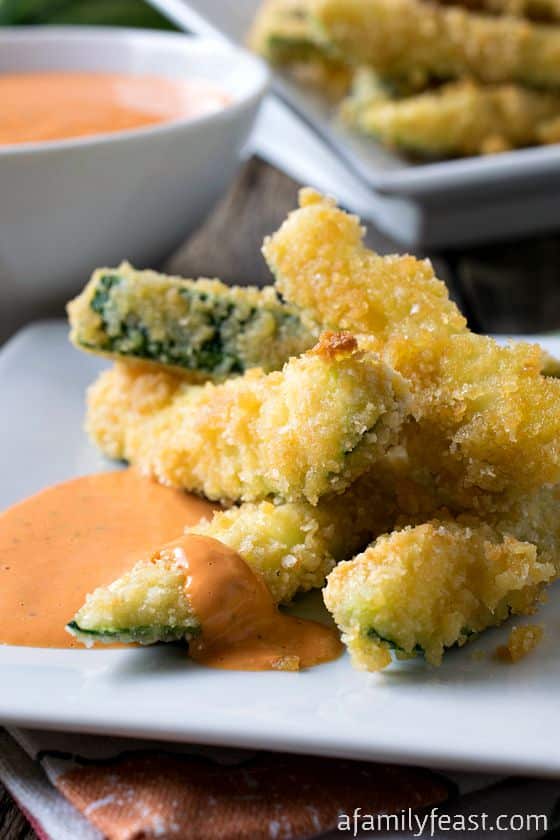 Baked Zucchini Fries - A Family Feast