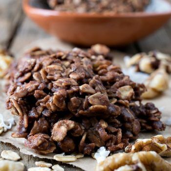 No-Bake Chocolate Oatmeal Cookies - A Family Feast