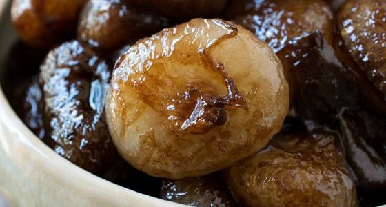 Sweet and Sour Balsamic Glazed Onions - A Family Feast