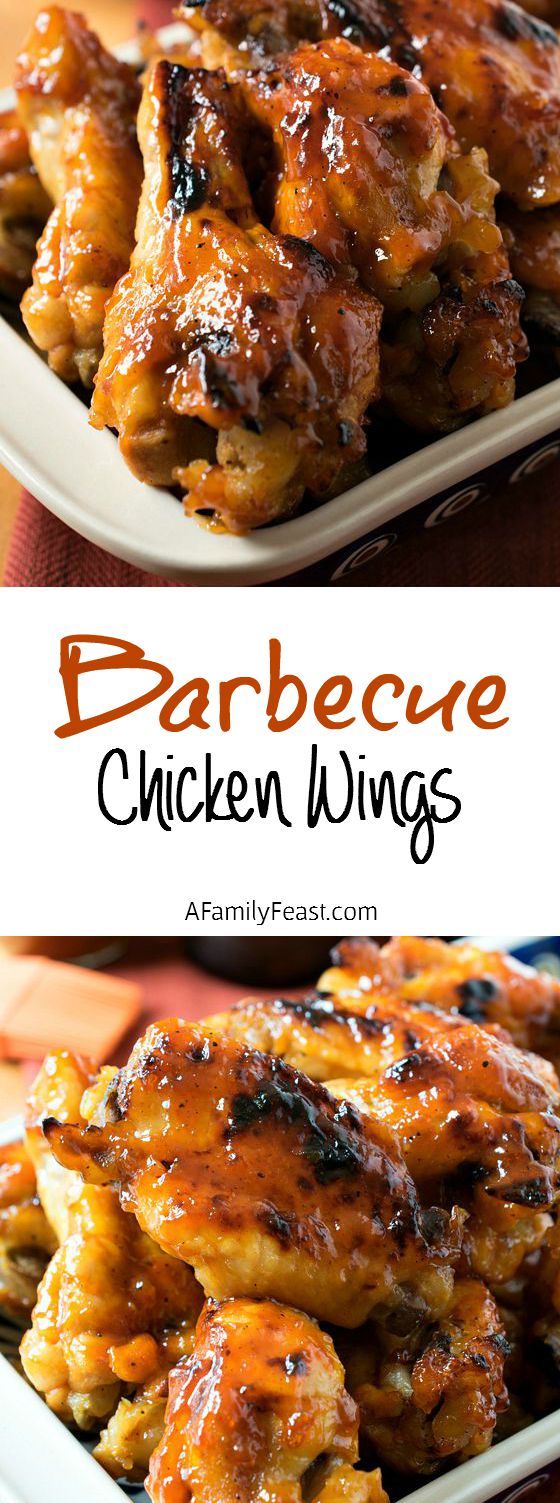 This classic and delicious Barbecue Chicken Wings recipe can be made in the oven or outside on the grill. Guaranteed to become your go-to recipe!