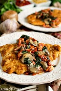 Chicken with Pignoli Crust - A Family Feast