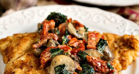 Chicken with Pignoli Crust - A Family Feast