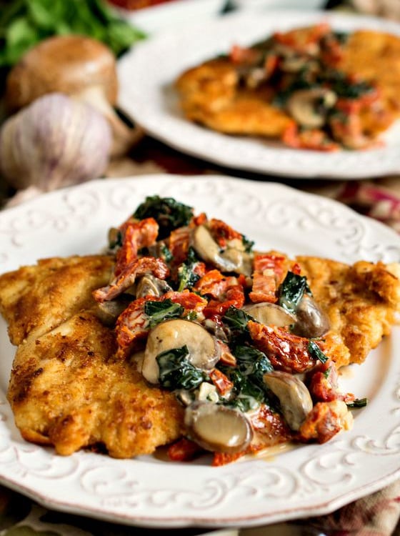 Chicken with Pignoli Crust - A Family Feast